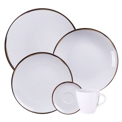Aparelho de Jantar Tramontina Canyon em Porcelana Decorada 20 Peças