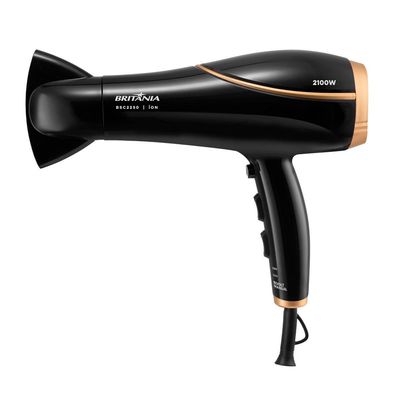 Secador De Cabelos Britânia 2100W BSC2250 Preto Bivolt