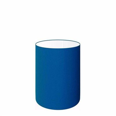 Cúpula Abajur E Luminária Cilíndrica Vivare Cp-7004 ø15x25cm - Bocal Nacional Azul-marinho