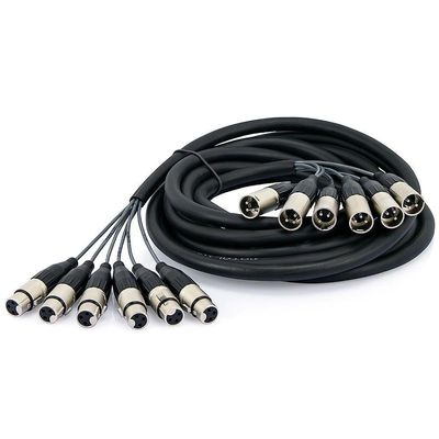 Multicabos Com Conectores Xlr 6 Vias Amphenol - 5 Metros