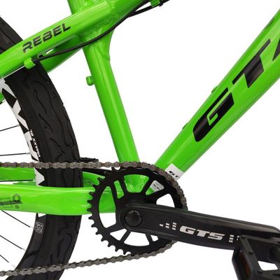 Bicicleta Aro 26 Gta Rebel Freeride Downhill Single 7v Rodas Vmaxx Freio A Disco Pneu Flame Preto Verde