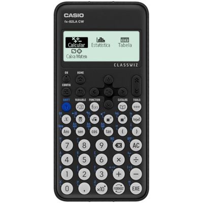 Calculadora Cientifica Classwiz Com 4 Aplicativos Preta Fx-82lacw-w4-dt