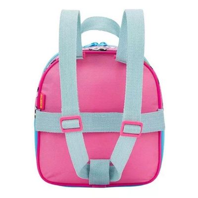 Mochila Rodinhas Panda Rosa Lancheira Estojo Infantil Escolar Xeryus
