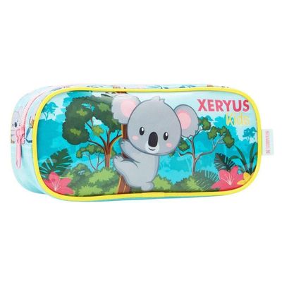 Kit Mochila Rodinha Lancheira Estojo Infantil Coala Xeryus