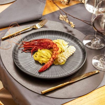 Aparelho De Jantar 16 Peças Flat ônix Oxford