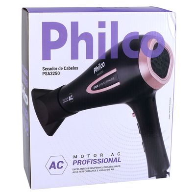 Secador De Cabelo Philco PSA3250 Preto 220V
