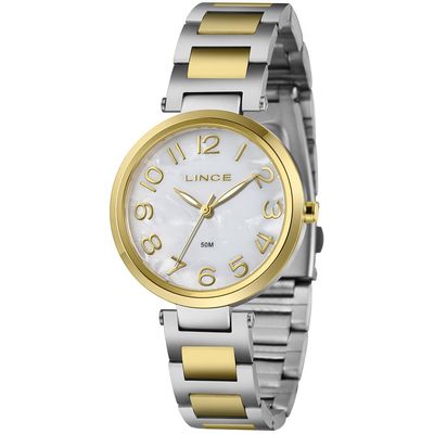 Relógio Lince Feminino Ref: Lrtm031l36 B2sk Casual Bicolor
