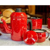 Açucareiro Esmaltado Ágata 500ml Porta Açúcar