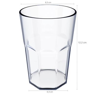 Copo De Suco 400ml Caneca Para Servir Água