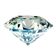 Pedra Decorativa Formato Diamante Cristal Peso de Papel - Decoração com Estilo e Funcionalidade