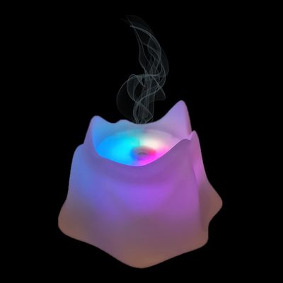 Umidificador De Aromas Com Luz Led 240ml - Design Montanha Decorativo