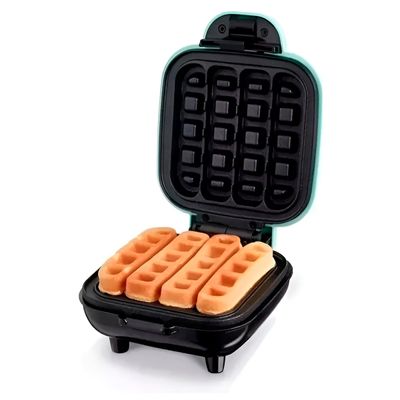 Mini Máquina de Waffle Quadrada Elétrica 110V