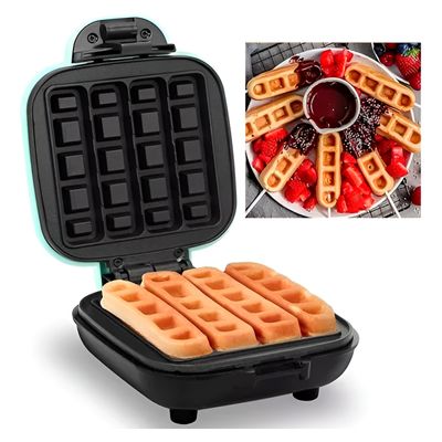 Mini Máquina de Waffle Quadrada Elétrica 110V