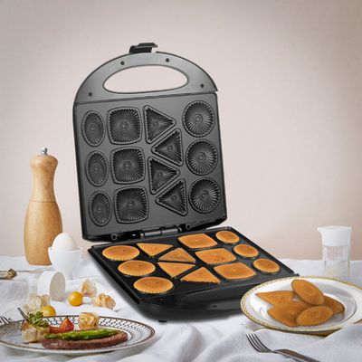 Máquina De Fazer Biscoito Elétrica Bolacha Cookie Waffle 110V