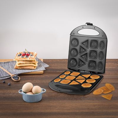 Máquina De Fazer Biscoito Elétrica Bolacha Cookie Waffle 110V