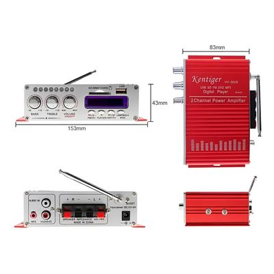 Amplificador Estéreo Hi-Fi com Controle Remoto