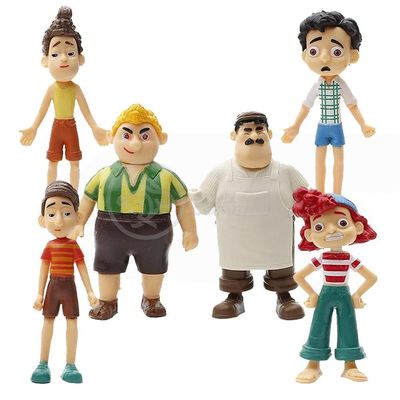 Conjunto Cartela Menino Luca E Seus Amigos 6 Personagens