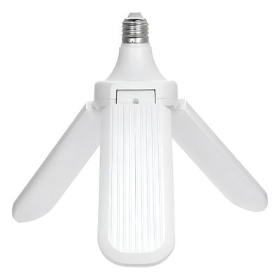 Lâmpada LED 3 Pétalas Ajustável Branca Abajur Casa