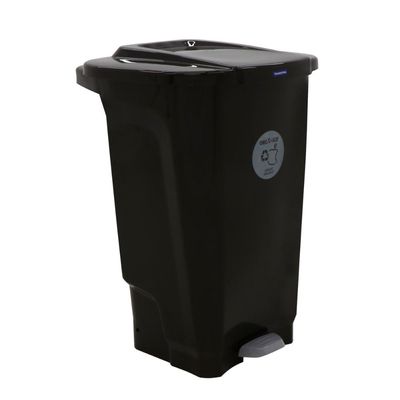 Lixeira Tramontina T-Force Coleta Seletiva Orgânico em Polipropileno Marrom 100 L