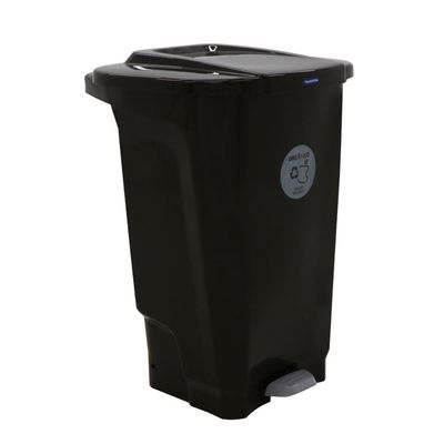 Lixeira Tramontina T-Force Coleta Seletiva Orgânico em Polipropileno Marrom 100 L