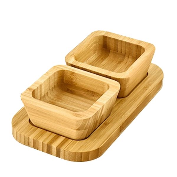 Petisqueira de Bambu Cazza com 2 Divisórias Quadrada Petisqueira de Bambu Cazza com 2 Divisórias Quadrada