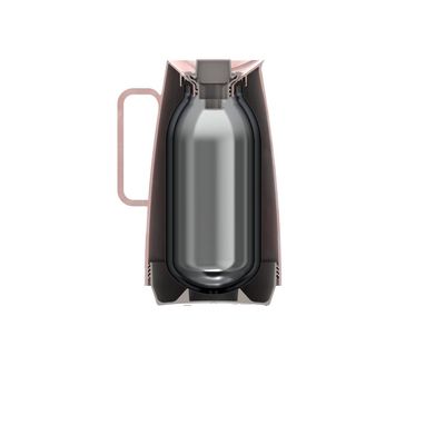 Bule Térmico Tramontina Exata em Plástico Marmorizado Rosa 500 ml