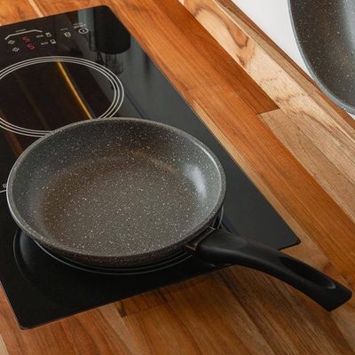 Frigideira de Indução 20cm Alumínio Granilite com Revestimento Cerâmico Wolff Cinza