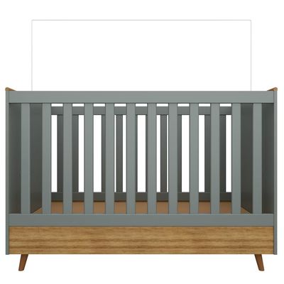 Berço 2 em 1 Bartira Ternura Plus Azul Wood