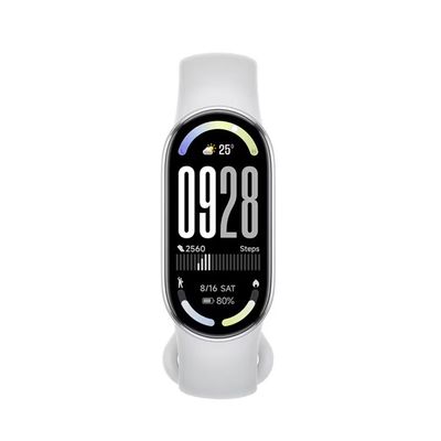 Pulseira Inteligente Smart Band Amoled Bluetooth 5ATM Bateria Durável Xiaomi Prata