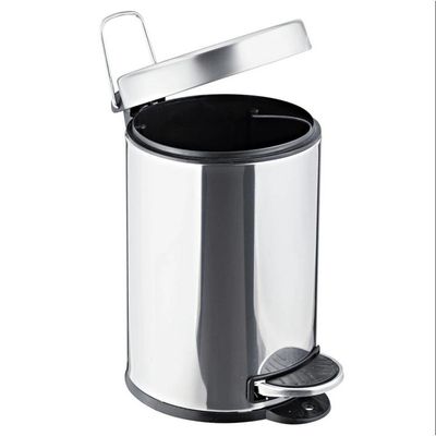 Lixeira Brinox com Pedal Decorline em Aço Inox - 5 L Inox