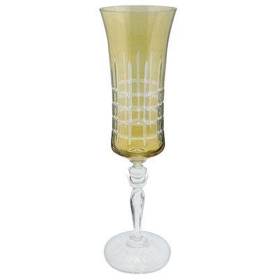 Taça para Champanhe Bohemia Grace em Vidro 190ml Ambar