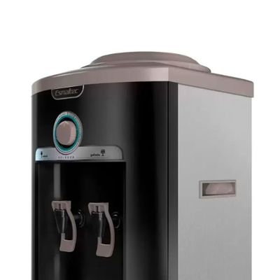 Bebedouro de Coluna Garrafão Esmaltec EGC35B PRETO/INOX / 220v