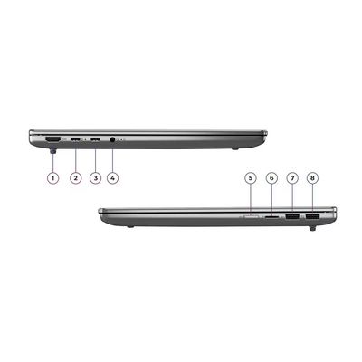 Notebook Lenovo 14 Ideapad Slim 5 83NJ0002BR Windows 11 Ryzen AI 5 + Tablet Idea Tab 11 Android 15 ZAFR0856BR Wi-Fi 128GB Luna Grey Cinza / Bivolt