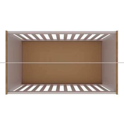 Berço 2 em 1 Bartira Ternura Plus Rosa Wood