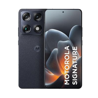 Smartphone Motorola Signature 6.8 512GB 5G 165Hz Câmera Tripla 50MP Preto
