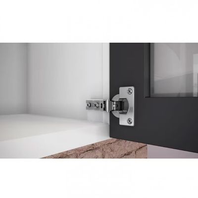 Armário Aéreo Triplo Itatiaia Florença com 3 Portas e 2 Prateleiras - 105cm de largura Branco com Grafite