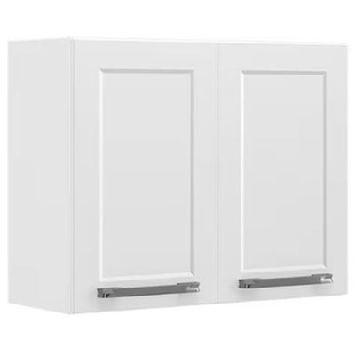 Armário Aéreo Duplo Itatiaia Florença com 2 Portas e 2 Prateleiras - 70cm de largura Branco