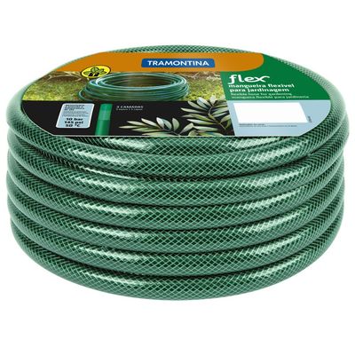 Mangueira Flex Tramontina Verde em PVC 3 Camadas 30 m