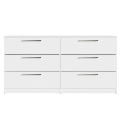 Cômoda Infantil 6 Gavetas Branco 3435 Madesa Branco