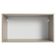 Armário Aéreo 60 Cm 1 Porta Basculante Nice Madesa Crema