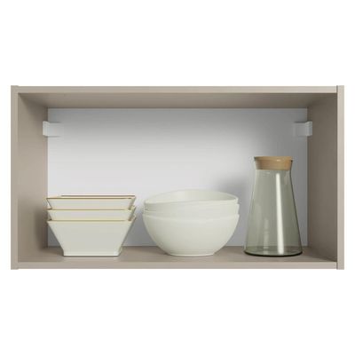 Armário Aéreo 60 Cm 1 Porta Basculante Nice Madesa Crema