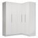 Guarda-roupa Modulado De Canto 310 Cm 5 Portas 2 Gavetas Branco Neo Madesa 02