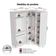 Guarda-roupa Modulado De Canto 310 Cm 5 Portas 2 Gavetas Branco Neo Madesa 02
