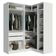 Guarda-roupa Modulado De Canto 310 Cm 5 Portas 2 Gavetas Branco Neo Madesa 02