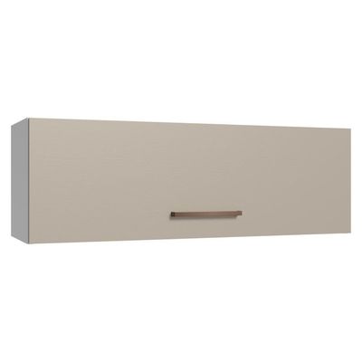 Armário Aéreo 100 Cm 1 Porta Basculante Bc Agata Madesa Branco/crema