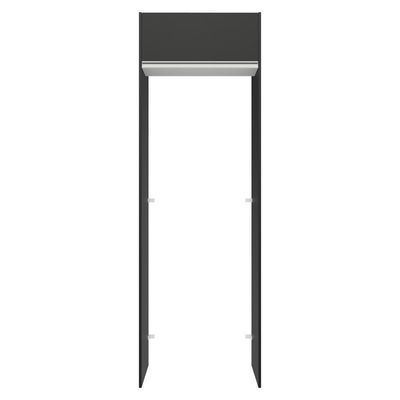 Porta-geladeira 73 Cm 1 Porta Basculante Preto/branco/preto Glamy Madesa Preto/branco/preto