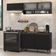 Armário De Cozinha Compacta 200 Cm Preto Nice Madesa 09 Preto