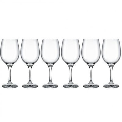 Conjunto de Taças para Vinho Barone 600 ml 6 Peças Nadir Transparente