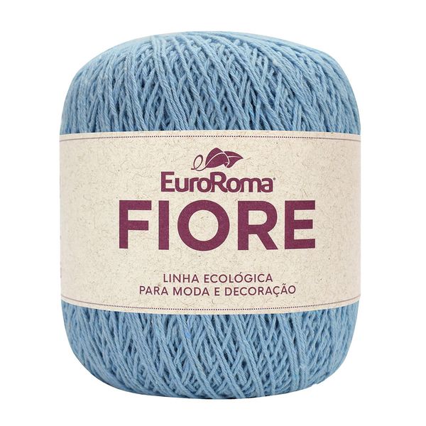 Barbante Euroroma Fiore 8/4 500m 150g Azul Bebê