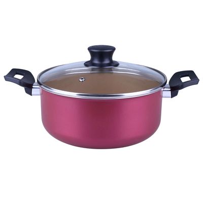 Conjunto de Panelas Antiaderente Panelux Magnific Cereja 10 Peças